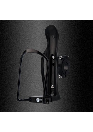 Siyah Mtb Bisiklet Su Şişesi Tutucusu 90 Derece Dönebilen Adaptör İle Bisiklet Bardak İçme Şişe Kafesi Dağ Bisikleti Aksesuarları İçin Siyah