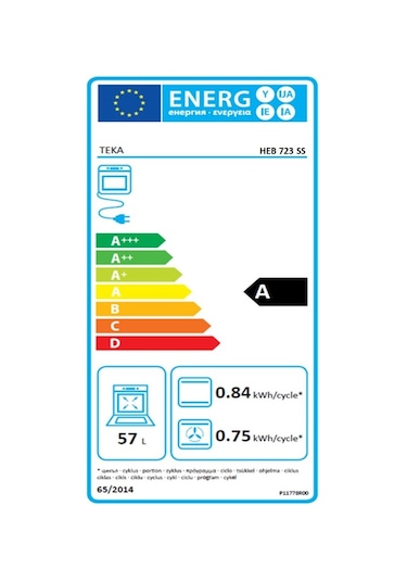 Teka HEB 723 SS 65 LT Ankastre Multifonksiyonel Dijital Ekranlı Fırın 111020052