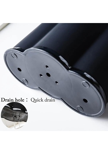 3'ü 1 Arada Mutfak Organizeri - Kaşık, Çatal, Bıçak Mutfak Beyaz - Siyah