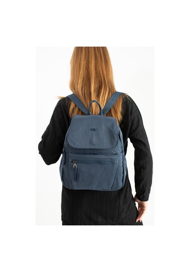 Yumuşak Dokulu Ultra Hafif, Esnek Ve Su Geçirmez Polyamid Kumaş Sırt Çantası Lacivert Model: 571-13-14b Lacivert