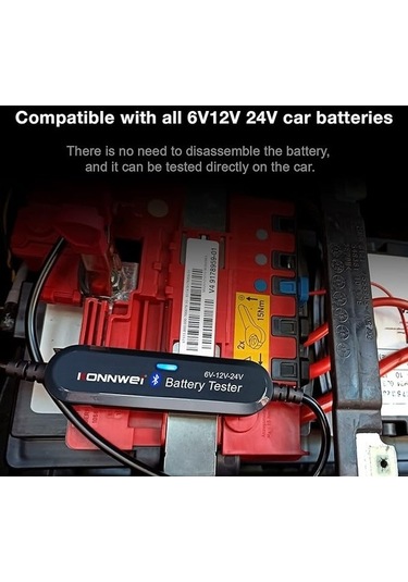 Tongxida Araba Bk200 6v/12v/24v Pil Test Cihazı, Akü Yük Test Cihazı, Direnç Analiz Cihazı, Motosiklet Çim Biçme Makinesi Uygu