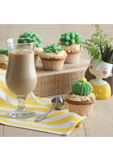 LAV Fiesta Cam Kokteyl Bardağı 6'lı 390 ml (Meşrubat/Smoothie /Milkshake/Soğuk Kahve Bardağı )