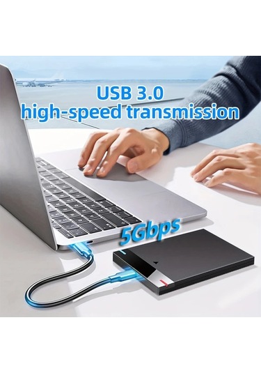 Boatshop1 320gb Taşınabilir Harici Sabit Disk Usb 3 0 Yüksek Hızlı Okuma Yazma Pc Laptop Telefon Uyumlu