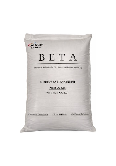 Beta İthal Rafine Kaolin