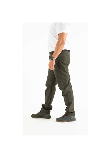 Longberg Kışlık Içi Polarlı Su Ve Rüzgar Geçirmez Softshell Pantolon Haki Prs-1779 Haki