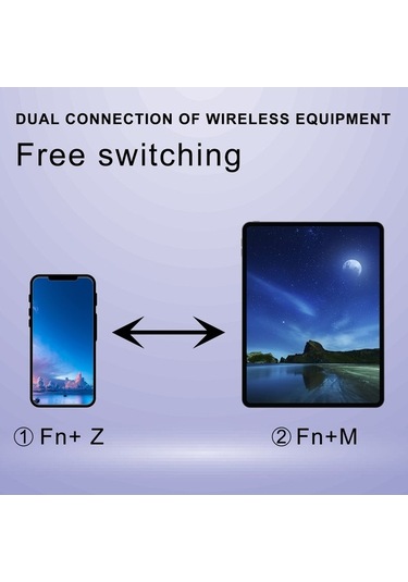 Dancemonkey Mini Katlanabilir Bt Klavye Taşınabilir Gri, Akıllı Cihazlar İçin