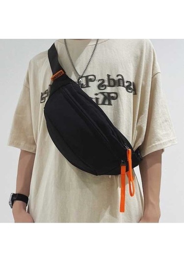 Dancemonkey Tcherchi Göğüs Seyahat Askılı Omuz Çantası 001 Siyah