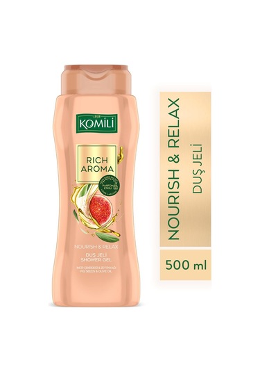 Komili Rich Aroma incir Çekirdeği & Zeytinyağı Duş Jeli 500 ML