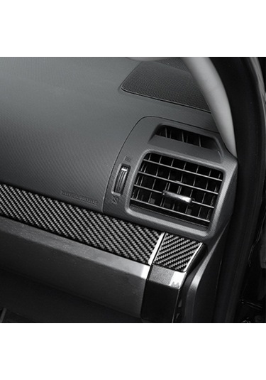 4 Adet / Takım Toyota 4runner 2010-2020 İçin Karbon Fiber Araba Merkezi Konsolu Dekoratif Etiket, Sol Sürüş İçin Uygun 1 Adet