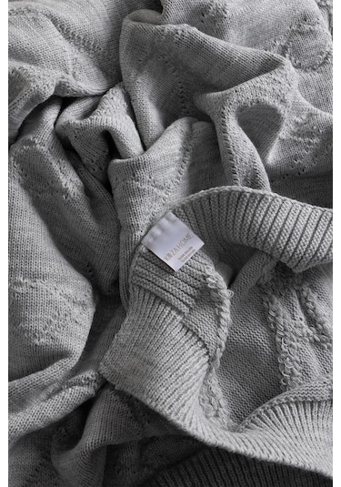 Espuma De Mar Gri Tek Kişilik Battaniye 160x220 37131 Gri