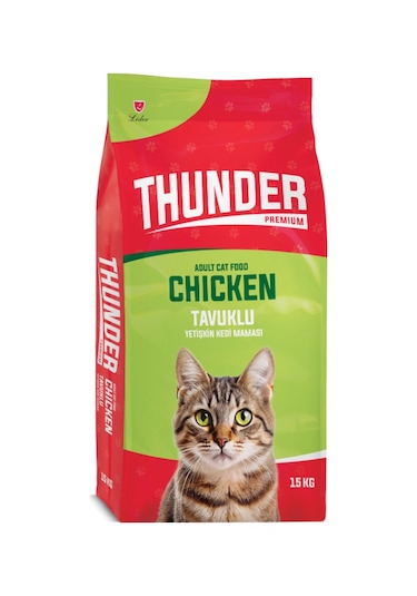 Thunder Adult Yetişkin Tavuklu Kedi Maması 15 Kg