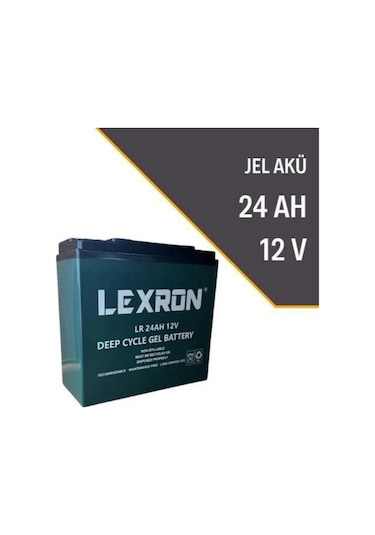 Lexron 24 Ah-12v Jel Elektrikli Araç Aküsü