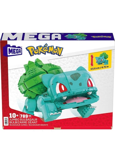 Mega Pokemon Jumbo Bulbasaur Hnt96