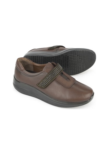 Ziya, Kadın Hakiki Deri Konfor Ayakkabı 15355z2417 Kahve 15355z2417 300 Kahve
