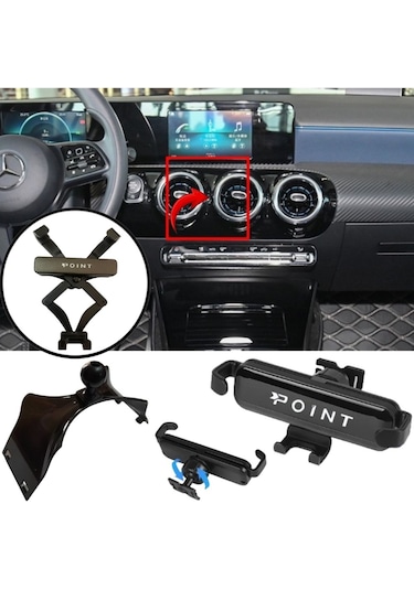 Mercedes Cla Araca Özel Cep Telefon Tutacağı Robotik Oynar Başlıklı 2019-2023 Arası Profesyonel Ürün