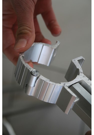 Pratik Balkon Çamaşır Kurutma Askısı - %100 Alüminyum Kurutmalık Gri