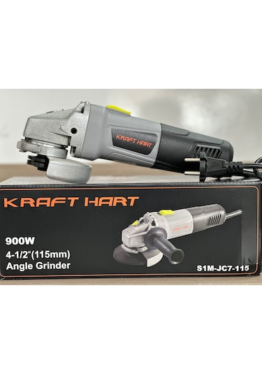 Kraft Hart Profesyonel 900 W 115mm Avuç Içi Taşlama Gri