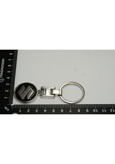 Suzuki Uyumlu Logo Krom Metal Çift Yön Anahtarlık Ürün