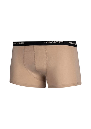 Maraton 2'li Erkek Bej- Boxer Bej-