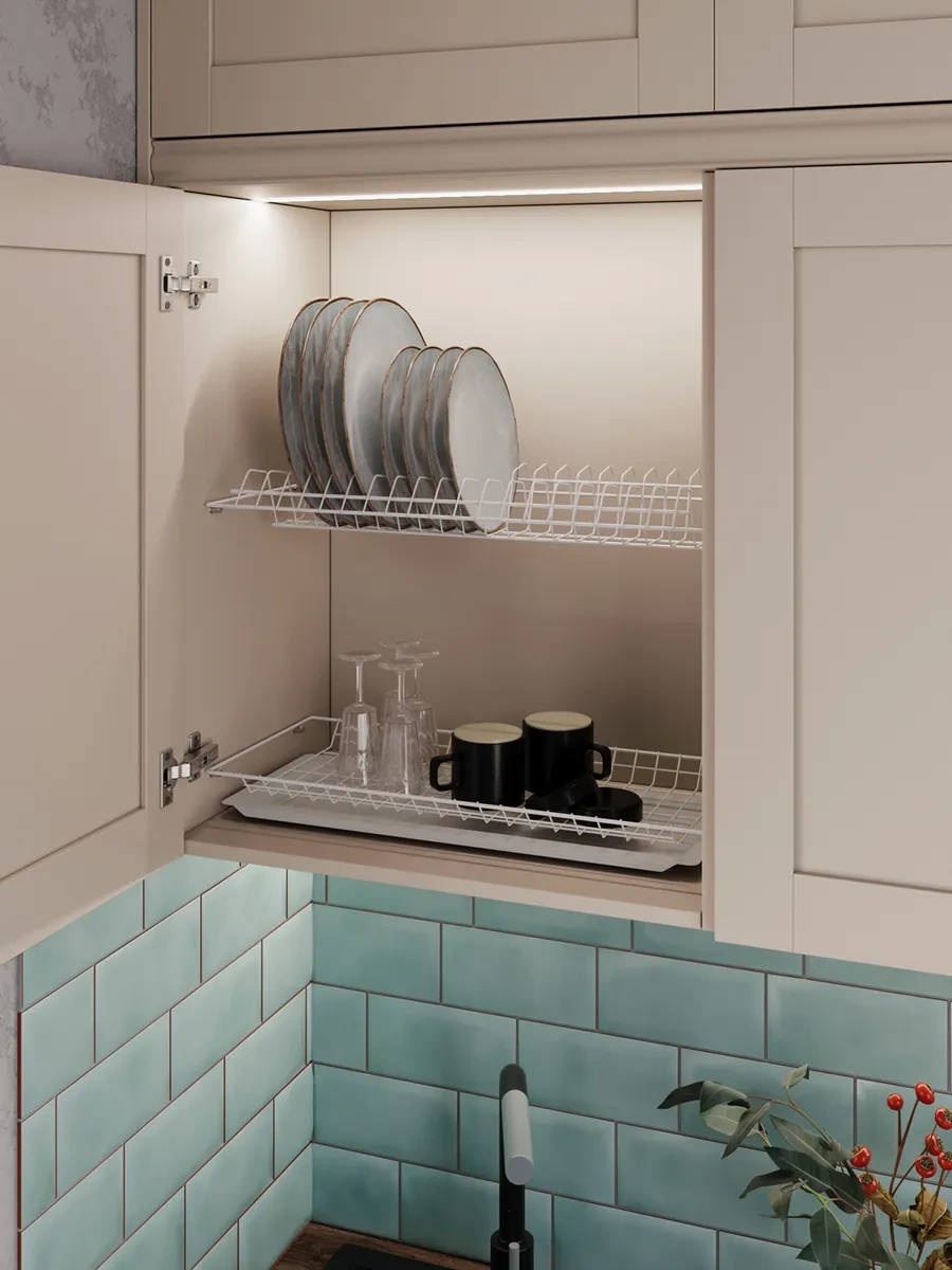 60 Cm Beyaz Bulaşık Asma Dolabı 388087986 Beyaz