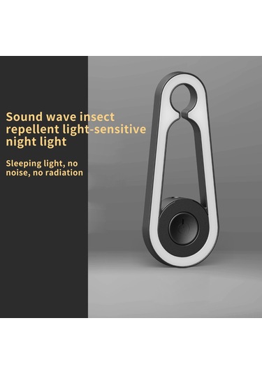 Yaozixa Mor Usb Ultrasonik Entegre Işıklı Akıllı Uyku Odası Sinek Ve Fare Kovucu Aleti - Akıllı Işık Algılama Ve Çift Fonksiyonlu