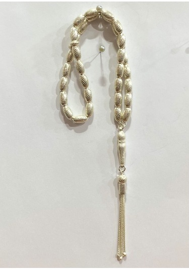 Tespih Vizyon İşlemeli Gümüş Tespih F16002095