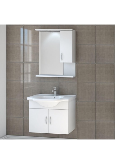Denko Akyazı 65 Cm Mdf Banyo Dolabı Takımı Çok Renkli
