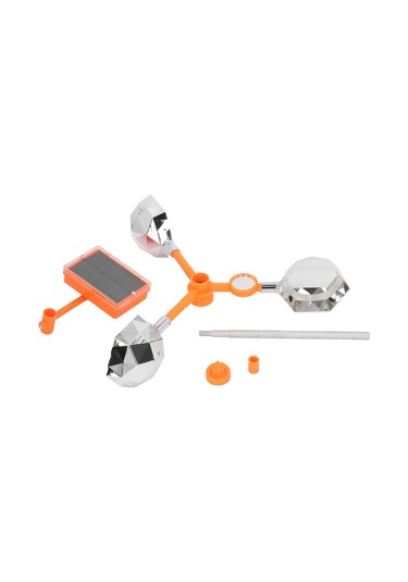 B0ccm Beyaz Solar Ses Işığı Kuş Kovucu 360 Dönen Solar Kuş