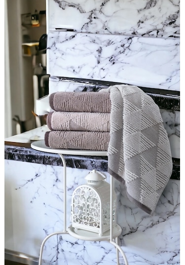 Piramit 4lü El-yüz Havlusu 50x90 Cm Asorti Karışık