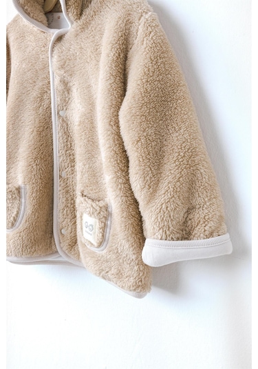 Andywawa Bebek Tinny's Sheeps Peluş Ceket Bej Ac26165 Beige
