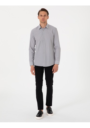 Pierre Cardin Erkek Siyah Gömlek Desenli 50307142-vr046 Siyah