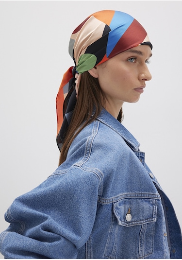 Mavi - Yeşil Bandana 1913418-71771 Yeşil