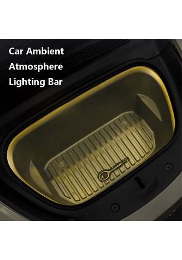 Cbtx Global Tsl802 Model Y / 3 Manyetik Silikon Led Şerit Işık Dekor Lambası Araba Işığı - Beyaz Işık