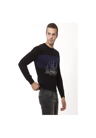 Yeni Zegna Erkek Siyah Triko (469833070) Beyaz