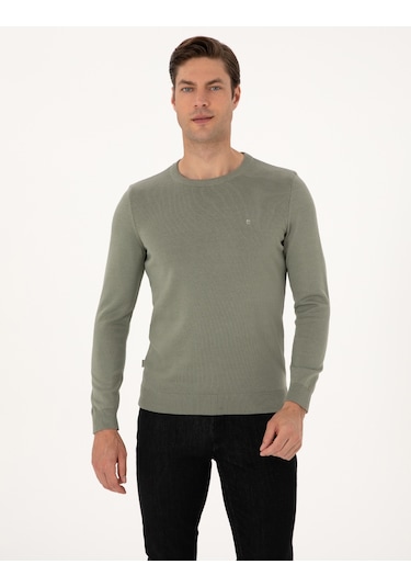 Pierre Cardin Erkek Açık Yeşil Kazak /triko 50315509-vr255 Açık Yeşil