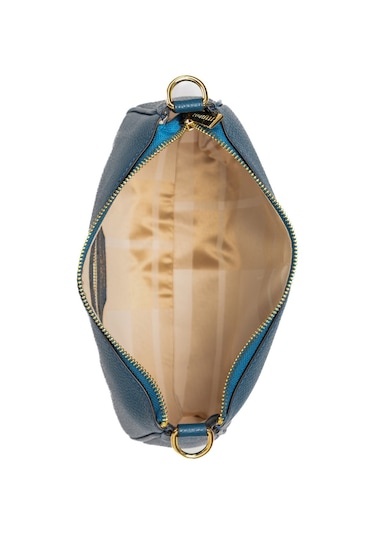 D43 Teal Çapraz Çanta Kadın Nıves Piumelli Milano Bag D43 Teal
