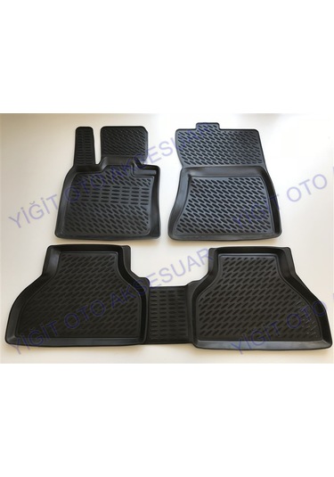 Bmw X5 3D Havuzlu Paspas 2007-2012 Arası Siyah Leader Marka