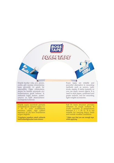5 Kg Çift Taraflı Köpük Aksesuar Montaj Bandı 48 MMx10m