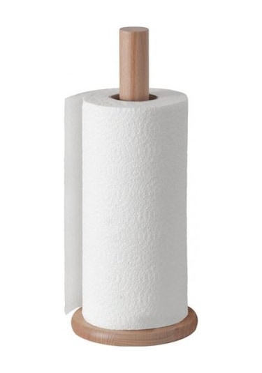 IKEA PAMPIG 30 CM MASİF AHŞAP KAYIN KAĞIT HAVLULUK HAVLU TUTUCU