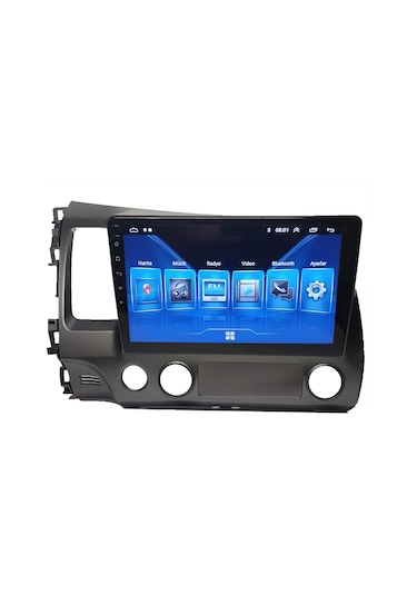 Honda Civic Fd6 2006-2012 10.1'' 4gb Ram 32gb Hafıza 4 Çekirdek Carplay Kamera Android Multimedya 9"