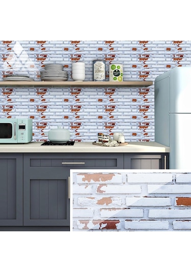 29 Stilleri Düz Mermer Kabartma Fayans Duvar Sticker Mutfak Yağı Geçirmez Banyo Su Geçirmez Kabuğu Ve Sopa Sert Kristal Duvar Kağıdı Mz-5-005 Diğer