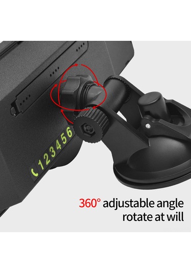 Monyee Araç İç Gözlüğü, Mavi Ayna, Süspansiyonlu Tutucu, 360 Açı Ayarlı, Koku Kabı Ve Manyetik Park Kartı İle Tasarlanmıştır