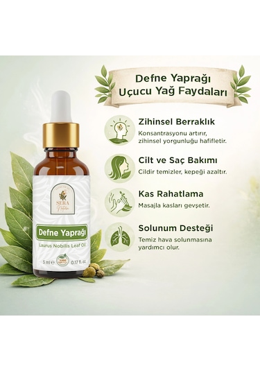 Defne Yaprağı Uçucu Yağı 5 Ml %100 Saf
