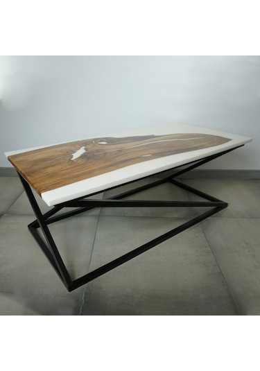 Epoksi Ceviz Sehpa Epoksi Sehpa Epoksi Orta Sehpa