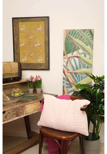 Peraluna Free Pıllow %100 Organik Pamuk Triko Yastık Kılıfı 60x40 Cm Toz Pembe - Toz Pembe