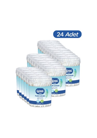 100'lü Bebek Kulak Çubuğu (100x24 2400 Adet)
