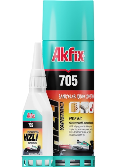 Akfıx 705 Mdf Hızlı Yapıştırıcı Kit 400ml