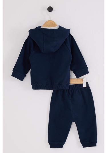 U.s. Polo Assn Erkek Bebek 3'lü Takım Lacivert-2084 Lacivert