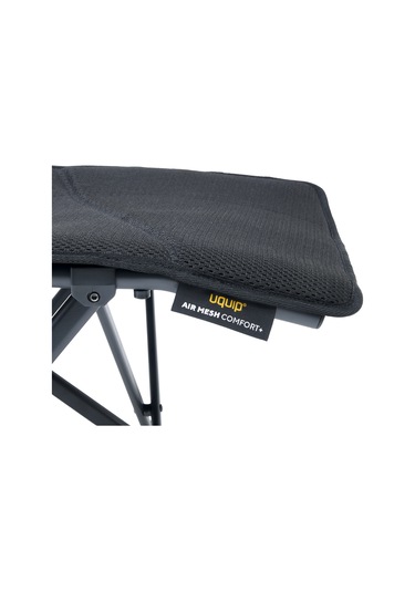 Uquip Finley Comfort+ Black Edition Kamp Sandalyesi Ayak Uzatma Aparatı Siyah