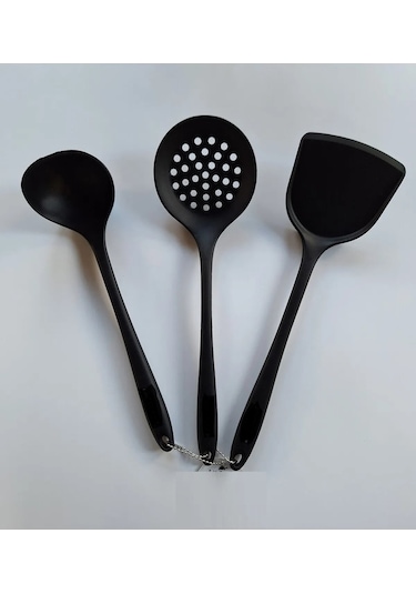 Periboia Yanmaz Yapışmaz Silikon Kaplama 3 Lü Mutfak Yemek Hazırl